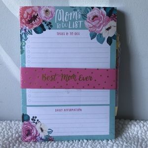 Clementine Mom’s To Do List Notepad and pen set
